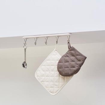 粘着５連フリーフック木ネジ付き 3個セット 送料無料 即日発送-2