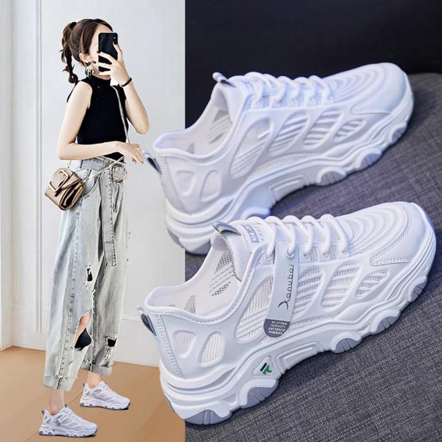 スニーカー メッシュスニーカー レディース 夏靴 送料無料 即日発送-4