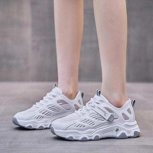 スニーカー メッシュスニーカー レディース 夏靴 送料無料 即日発送-5