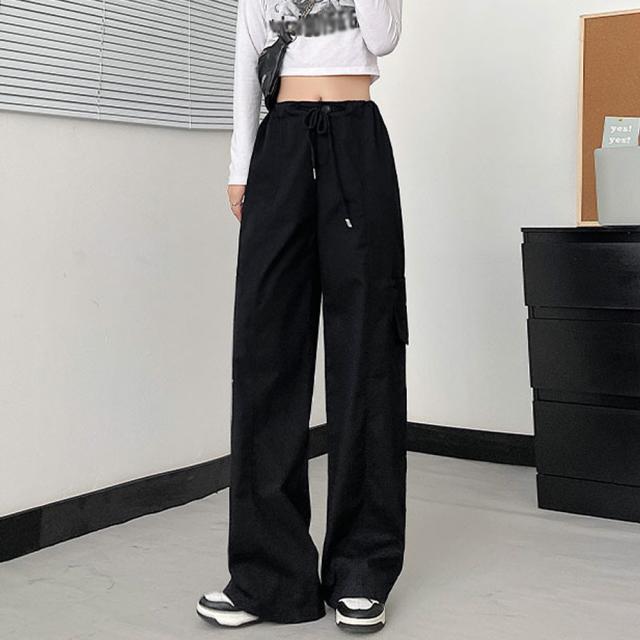カーゴパンツ ストレート ワイドパンツ 送料無料 即日発送-4