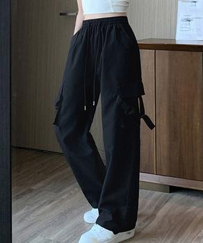 カーゴパンツ レディース ワイドパンツ 送料無料 即日発送-2