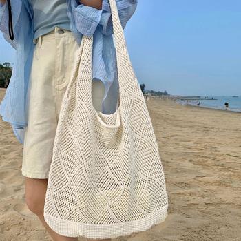 ニットバッグ 編み込み トートバッグ 送料無料 即日発送-4