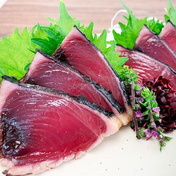 静岡 かつおの黒潮たたき造り 送料無料-3