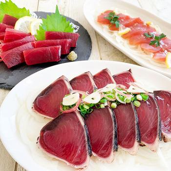 静岡 南まぐろ鰹生ハム詰め合わせ ギフト対応可 送料無料-0