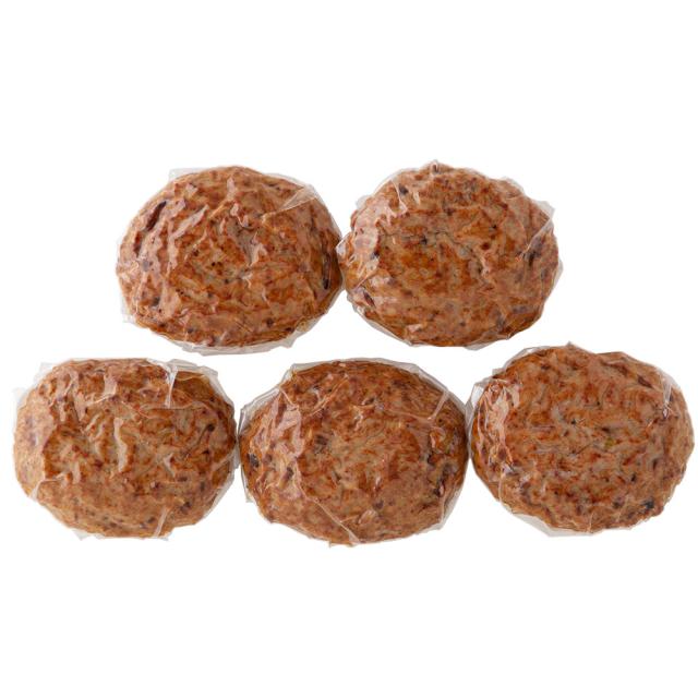 大阪 焼肉はらだ本店 黒毛和牛焼きハンバーグ 5個 ギフト対応可 送料無料-1