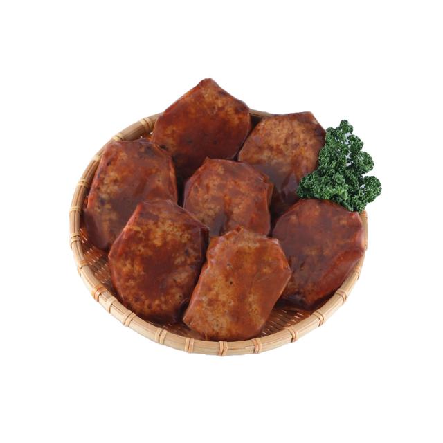 鹿児島県産黒豚ハンバーグ 7個 130g 固形量100g ギフト対応可 送料無料-1