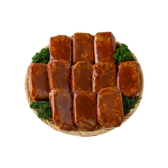 鹿児島県産黒豚ハンバーグ 11個 130g 固形量100g ギフト対応可 送料無料-1