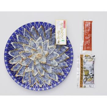 福岡 ふく太郎本部 山口県萩産活〆 まふく炙り刺身 送料無料-2