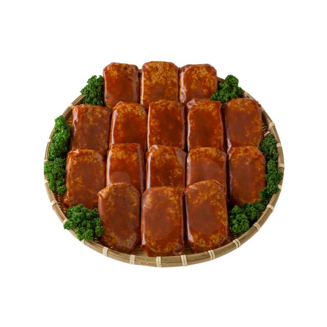 鹿児島県産黒豚ハンバーグ 16個 130g 固形量100g ギフト対応可 送料無料-1