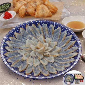 福岡 ふく太郎本部 ふく炙り刺身とふくから揚げ 送料無料-0