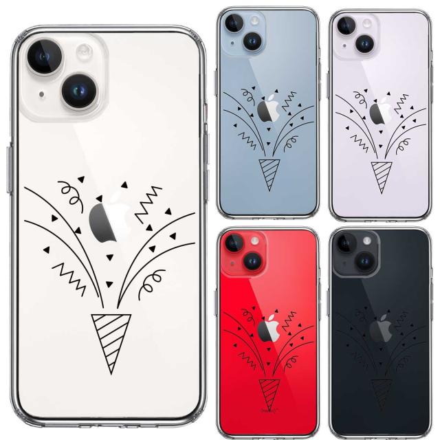 iPhone14 ケース クリア クラッカー スマホケース 側面ソフト 背面ハード ハイブリッド 送料無料-1
