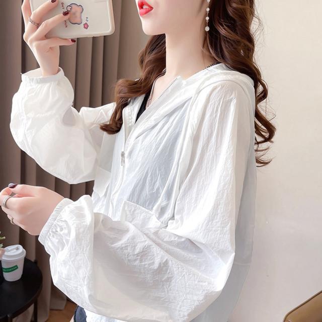 軽アウター レディース 薄手ブルゾン 夏 送料無料 即日発送-9