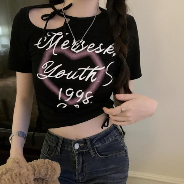 ロゴT Tシャツ レディース 半袖 送料無料 即日発送-5