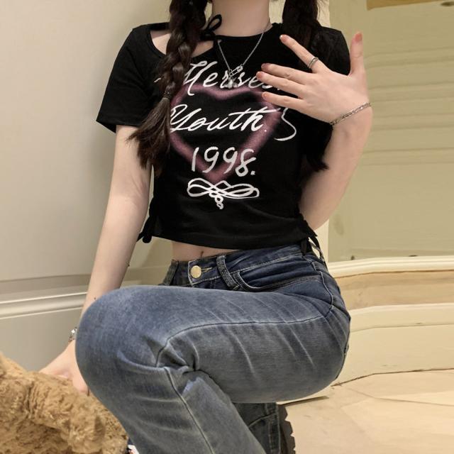 ロゴT Tシャツ レディース 半袖 送料無料 即日発送-6