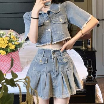 デニムセットアップ レディース 春夏 送料無料 即日発送-4