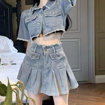 デニムセットアップ レディース 春夏 送料無料 即日発送-5