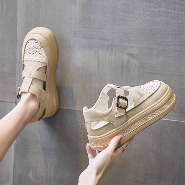 スニーカーサンダル 厚底 レディース春夏 送料無料 即日発送-5