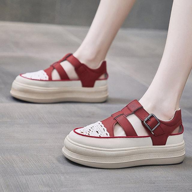 スニーカーサンダル 厚底 レディース春夏 送料無料 即日発送-8