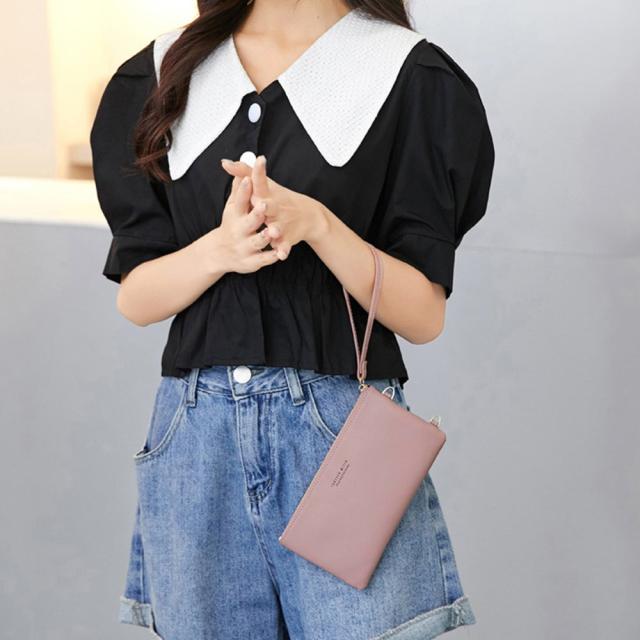 スマホショルダー 財布付き スマホポーチ 送料無料 即日発送-7