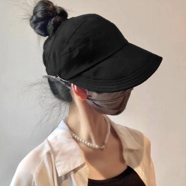 キャップ UVケア帽子 マスク掛け付き 送料無料 即日発送-7