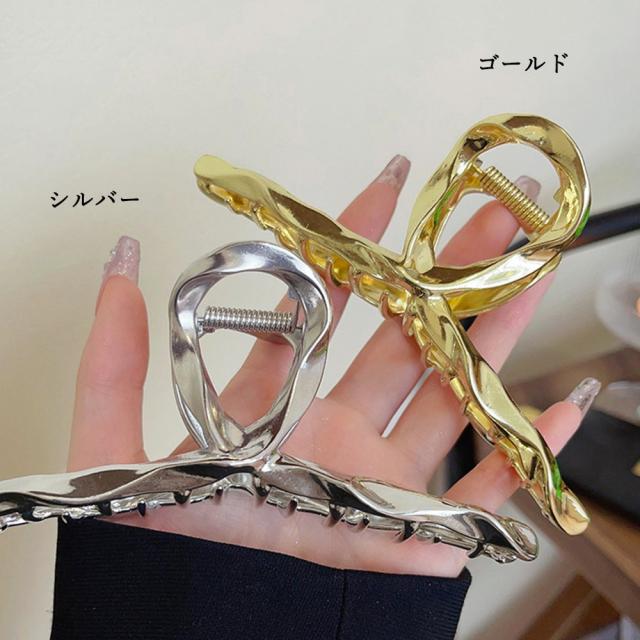 ヘアクリップ ウェーブ バンスクリップ 送料無料 即日発送-1