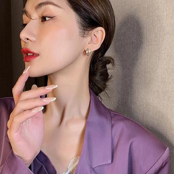 C型 スタッドピアス 上品 小ぶりピアス 送料無料 即日発送-2