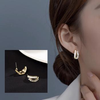 C型 スタッドピアス 上品 小ぶりピアス 送料無料 即日発送-7