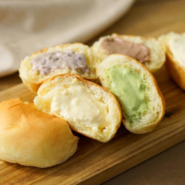 広島 八天堂 くりーむパン 本気のめろんぱん詰合せ くりーむパン5種6個 めろんぱん4個 送料無料-2