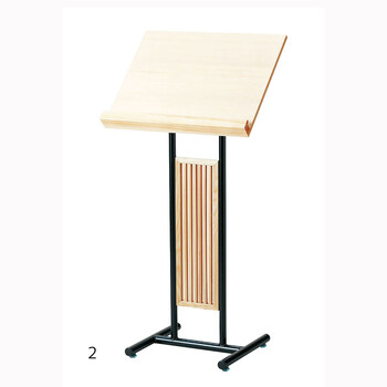 メニュースタンド COMBI 飾り縦格子 ブラック クリアー ナチュラル 店舗備品 サイン 日本製 送料無料-1