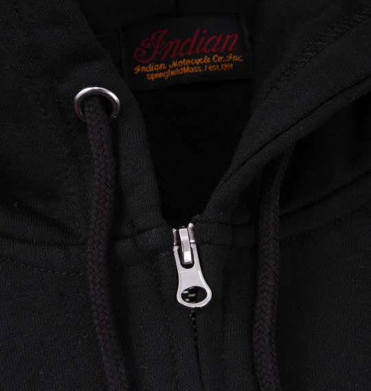 大きいサイズ INDIAN MOTOCYCLE 裏毛刺繍&プリントフルジップパーカー 3L 4L 5L 6L MC833462-01358 ラッピング可 送料無料 即日発送-3