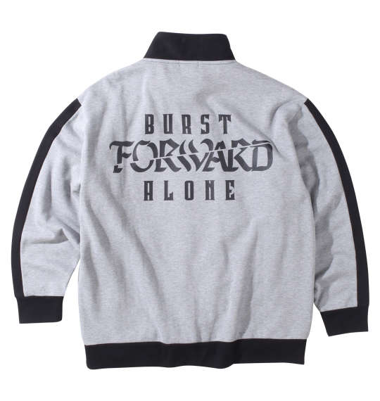 大きいサイズ COLLINS 裏起毛切替フルジップスタンドジャケット+半袖Tシャツ 3L 4L 5L 6L 8L MC833201-01383 ラッピング可 送料無料 即日発送-1