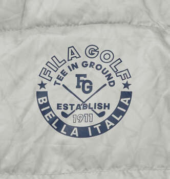 大きいサイズ FILA GOLF ライトダウンブルゾン 3L 4L 5L 6L ライトグレー ラッピング可 送料無料 即日発送-3
