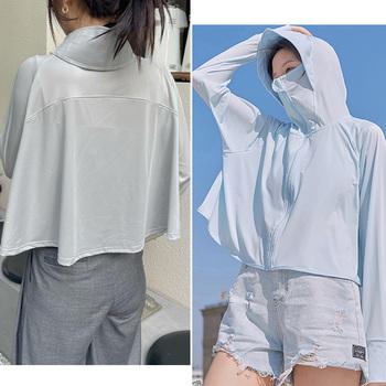 日焼け止めパーカー 薄手 ラッシュガード 送料無料 即日発送-3