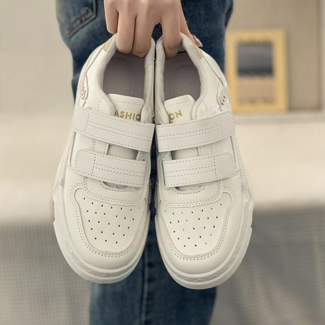 スニーカー 厚底スニーカー ベルクロ レディース美脚 送料無料 即日発送-3