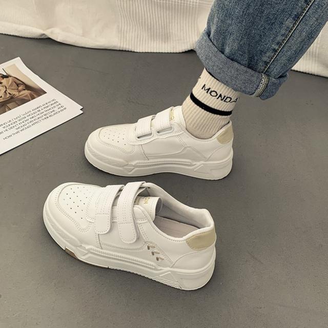 スニーカー 厚底スニーカー ベルクロ レディース美脚 送料無料 即日発送-5