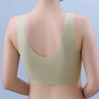 シームレスブラジャー脇高ハーフトップブラ 送料無料 即日発送-9