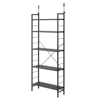 つっぱりラック アクシス　壁面収納　ウォールラック　収納棚　木製　木目　おしゃれ 送料無料-1