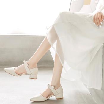 パンプス 痛くない リボンパンプスヒール 送料無料 即日発送-4