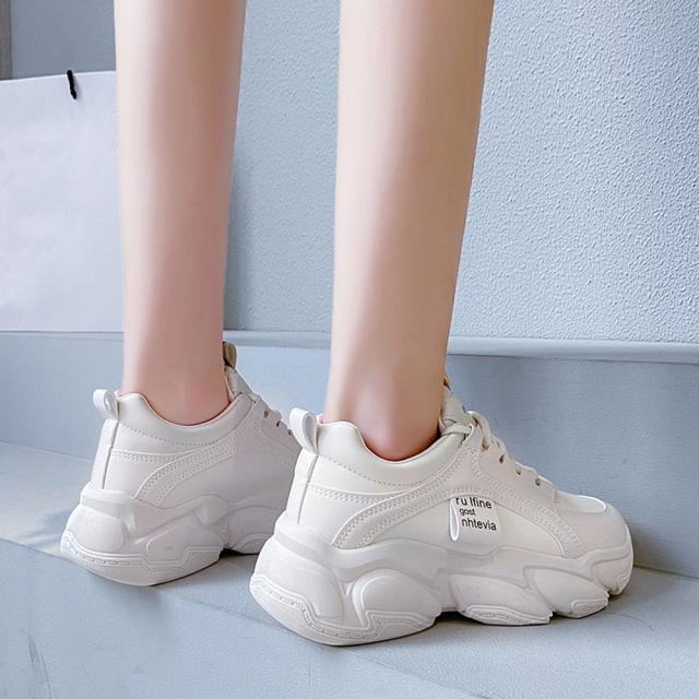 スニーカー 厚底スニーカー ダッドスニーカー 美脚 送料無料 即日発送-4