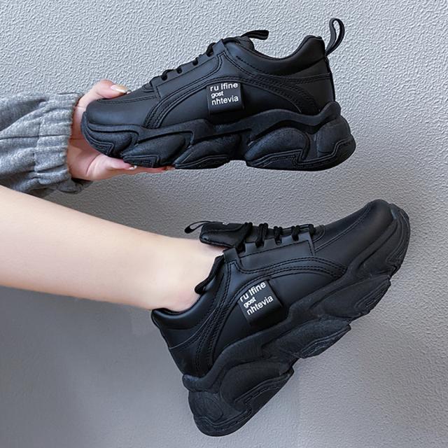 スニーカー 厚底スニーカー ダッドスニーカー 美脚 送料無料 即日発送-5