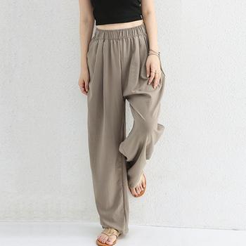 パンツ ワイドパンツ レディースさらとろ 送料無料 即日発送-8