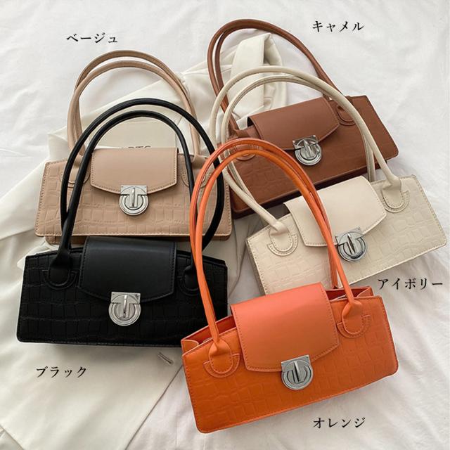 レディース肩掛けバッグ 横長 ミニトート 送料無料 即日発送-1