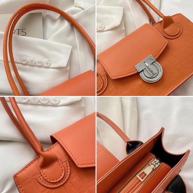 レディース肩掛けバッグ 横長 ミニトート 送料無料 即日発送-3