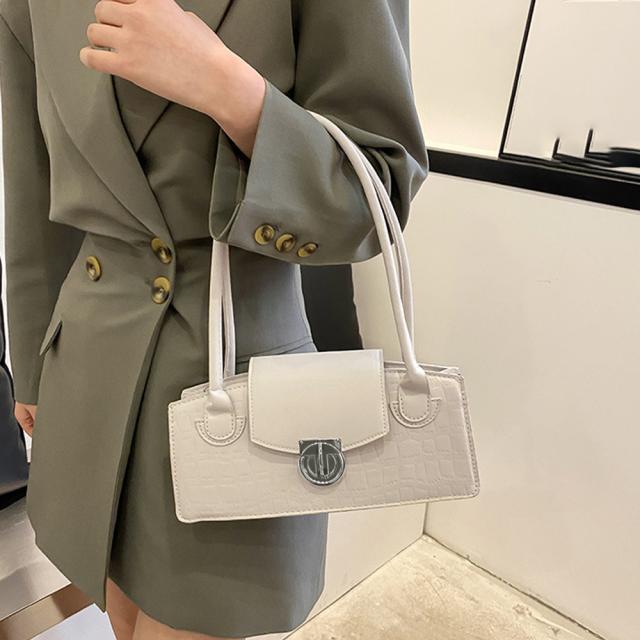 レディース肩掛けバッグ 横長 ミニトート 送料無料 即日発送-5