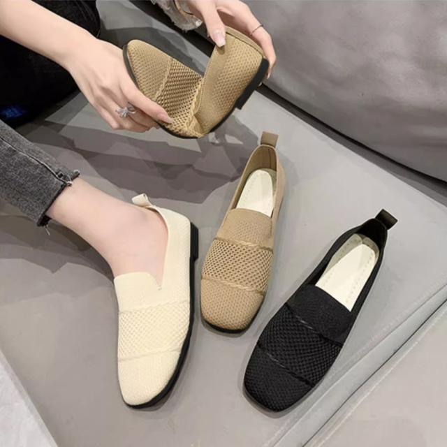 ローファーメッシュパンプス シューズ 送料無料 即日発送-9