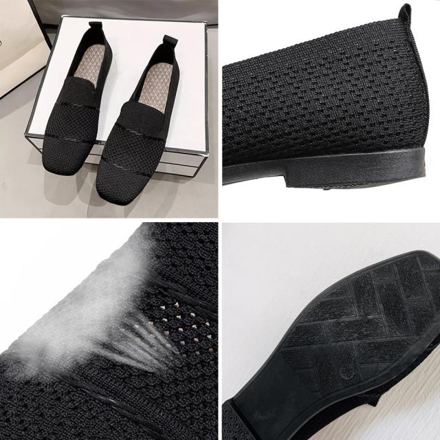 ローファーメッシュパンプス シューズ 送料無料 即日発送-3