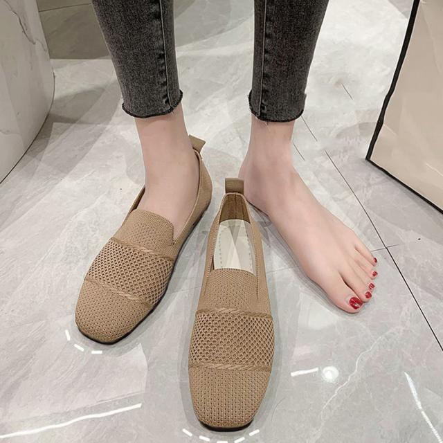 ローファーメッシュパンプス シューズ 送料無料 即日発送-6