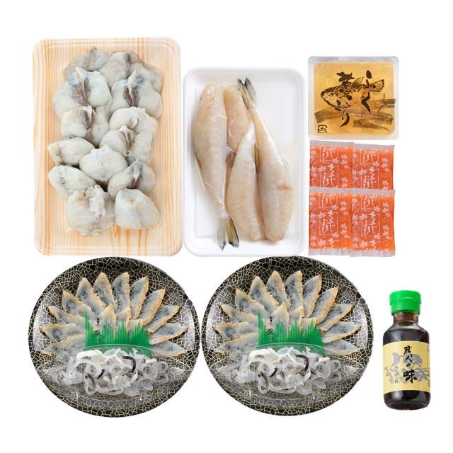 関とら本店 ふくたたき刺身＆ふくちり鍋詰合せ 送料無料-1