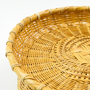 和食器 晒竹 高台編み蕎麦ざる 6寸 送料無料-1