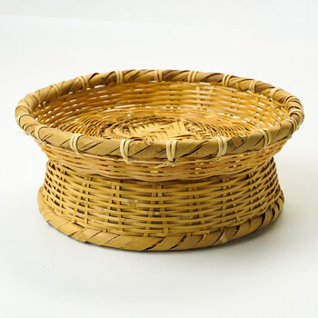 和食器 晒竹 高台編み蕎麦ざる 8寸 送料無料-3